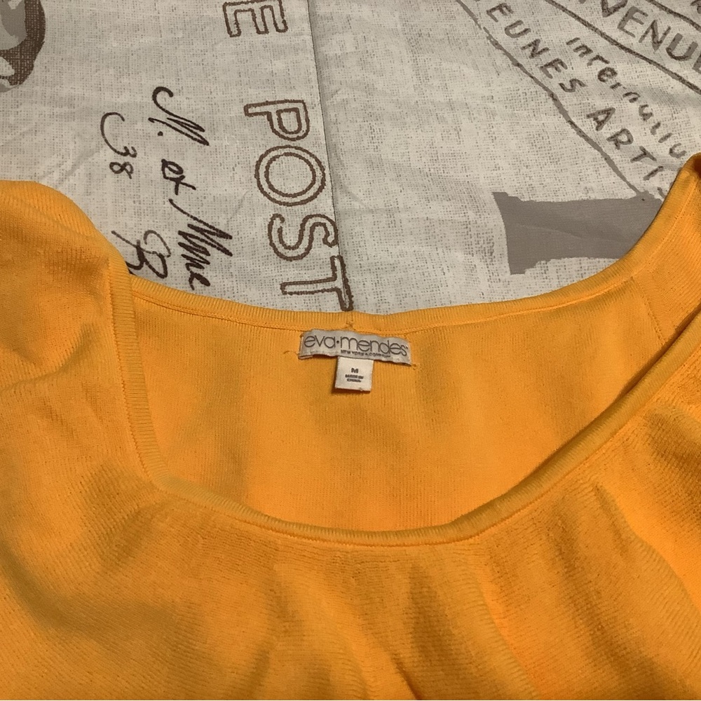 eva mendes for New York & Company Bright Gold Scoop Neck Tank Top